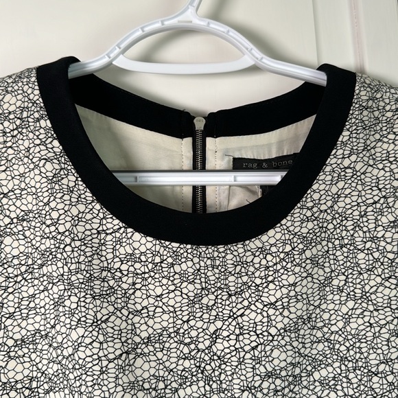 Rag and Bone graphic lace Lafayette dress size large - Picture 7 of 12